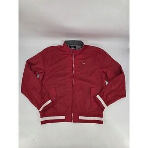 VTG Ecko Unltd Track Suit Skull Pattern Inside Jacket White/Red Men's Size XL